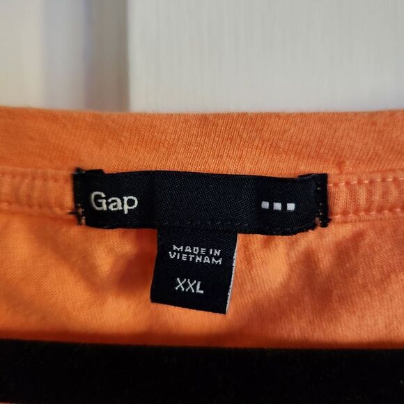 Gap Factory 3/4 Sleeve Crochet Front Overlay Top Size XXL - Picture 6 of 7